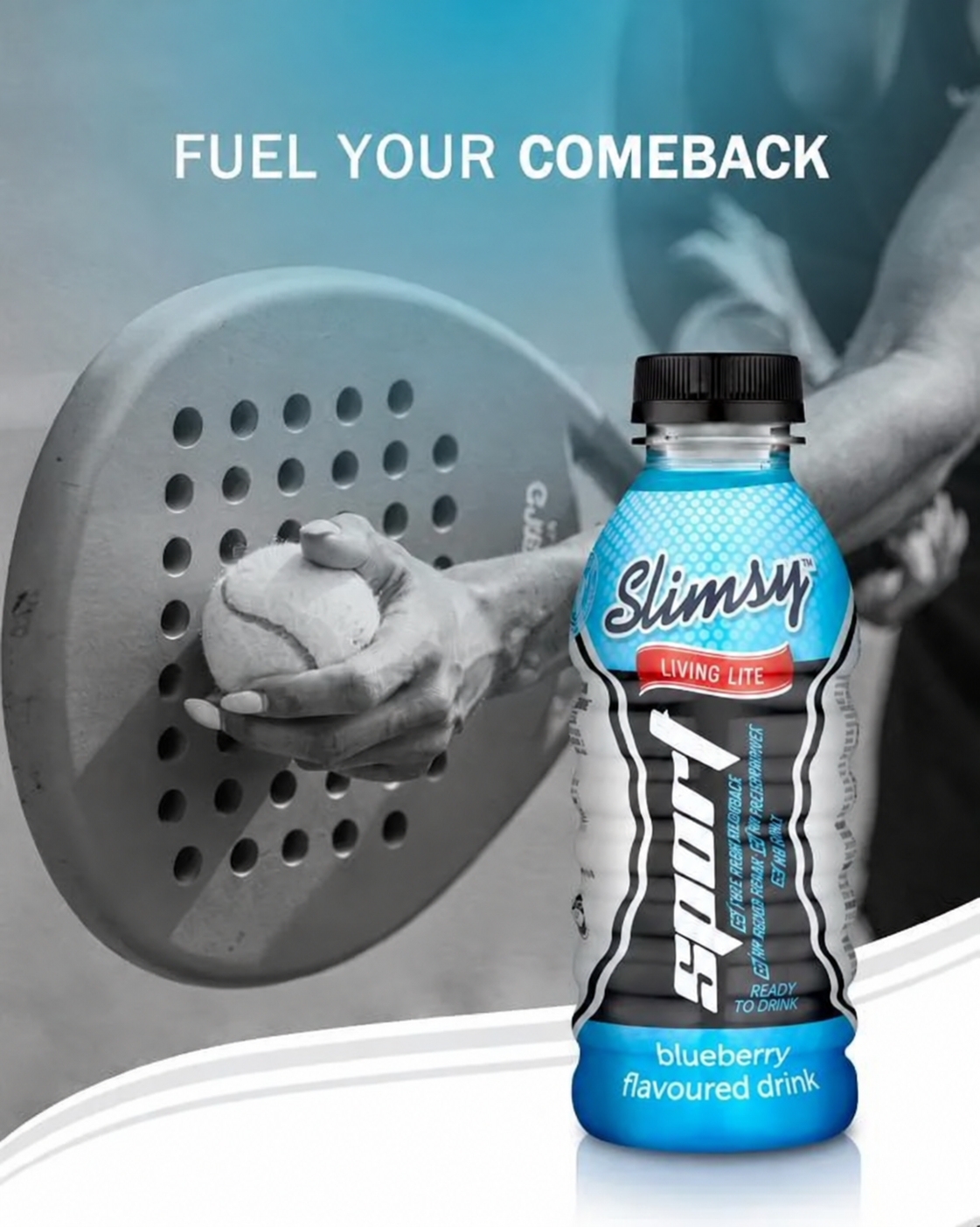 Slimsy Sport padel artwork supplied by Laura